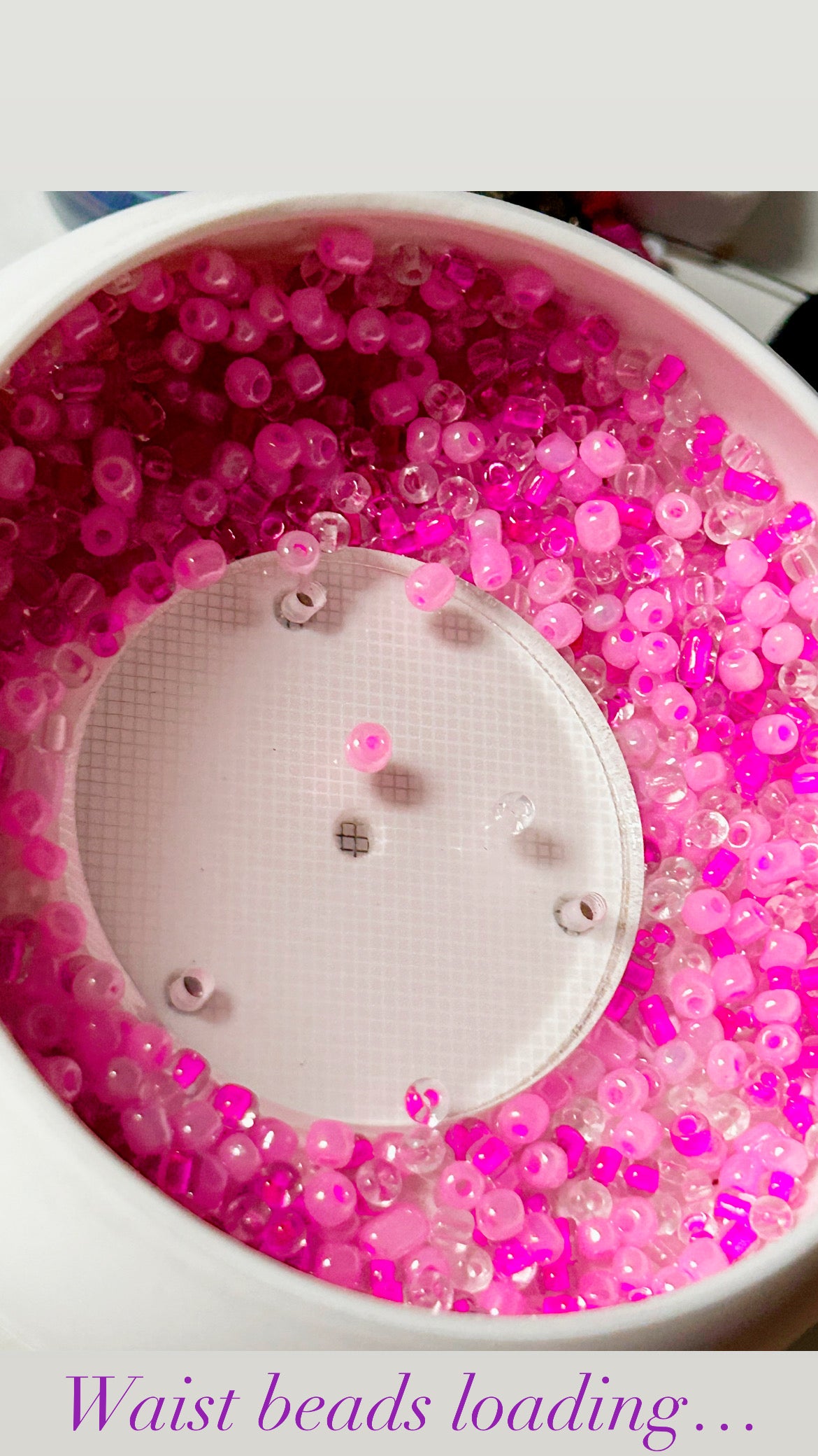 Pink mixed Waist Beads